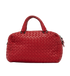 Intrecciato Boston Bag, &pound;420, Handbags, Red, Leather, Back view